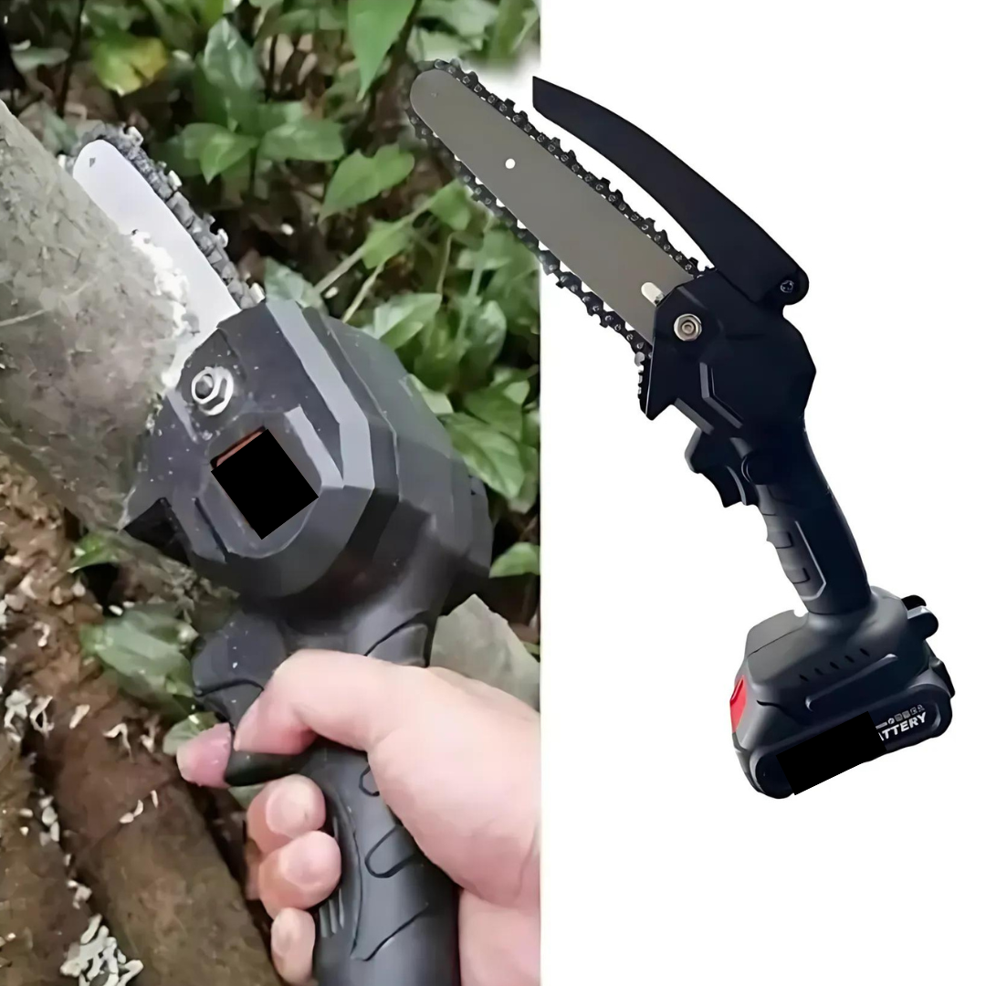 MINI MOTOSIERRA 6" INALÁMBRICA 2 BATERÍAS 98V