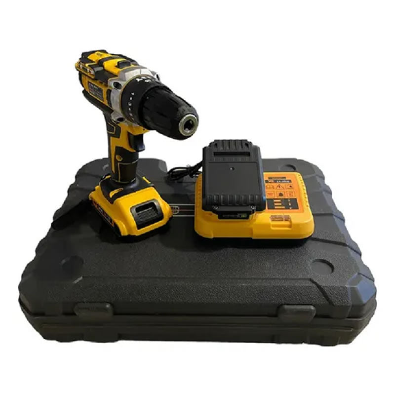 SET TALADRO INALÁMBRICO 2 BATERÍAS 98V MÁS HERRAMIENTAS