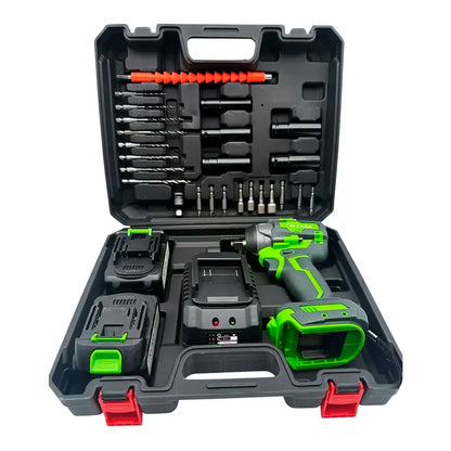 TALADRO DE IMPACTO INALAMBRICO MCASA 2 BATERIAS 98V 800NM