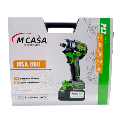 TALADRO DE IMPACTO INALAMBRICO MCASA 2 BATERIAS 98V 800NM