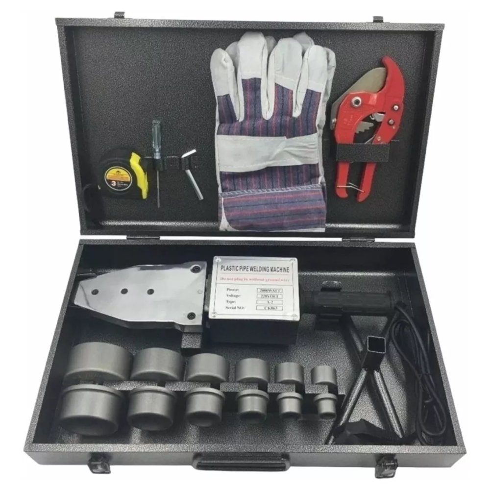 KIT TERMOFUSORA 2000W 20 A 63MM MÁS ACCESORIOS