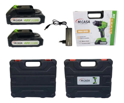 TALADRO INALAMBRICO MCASA 2 BATERIAS  48V