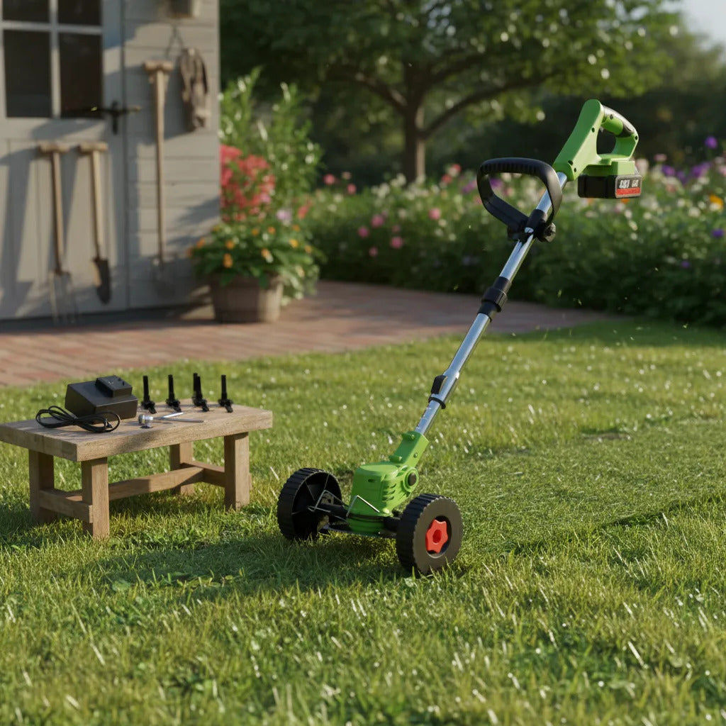 CORTADORA DE PASTO Y ORILLADORA INALAMBRICA