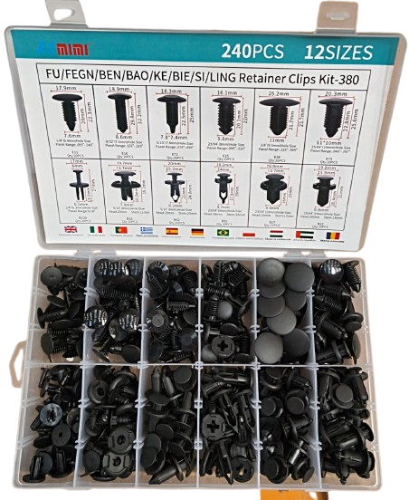 KIT REMACHES PARA AUTOS 240 PIEZAS