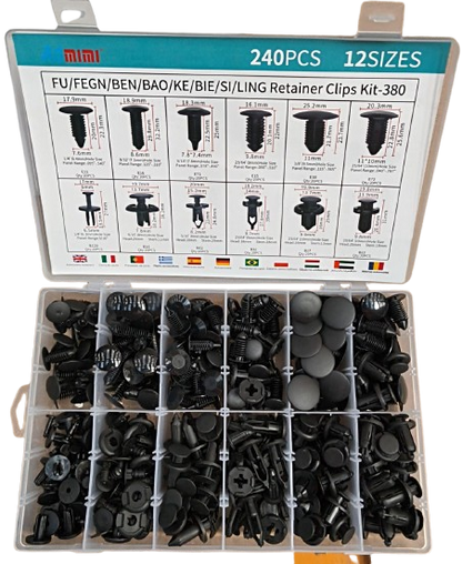 KIT REMACHES PARA AUTOS 240 PIEZAS