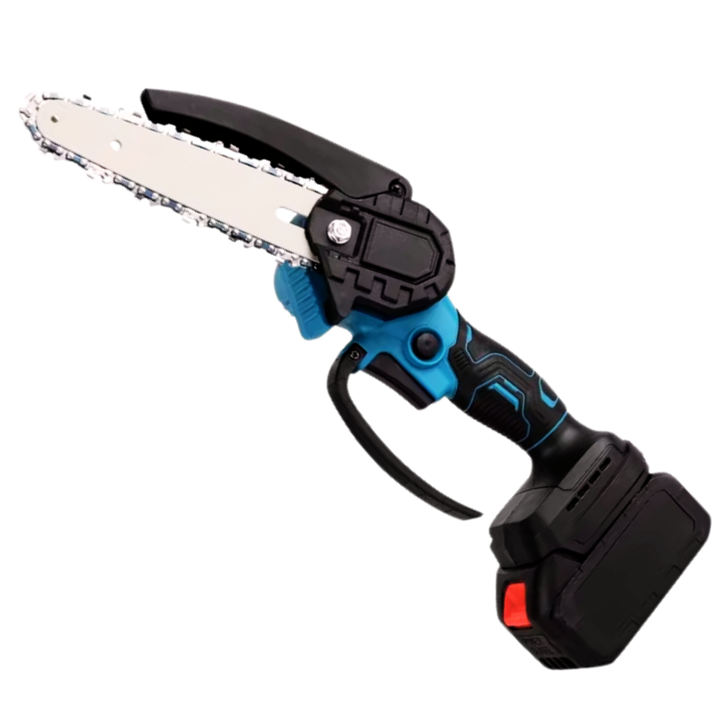MINI MOTOSIERRA 6" INALÁMBRICA 2 BATERÍAS 48V CON MALETA