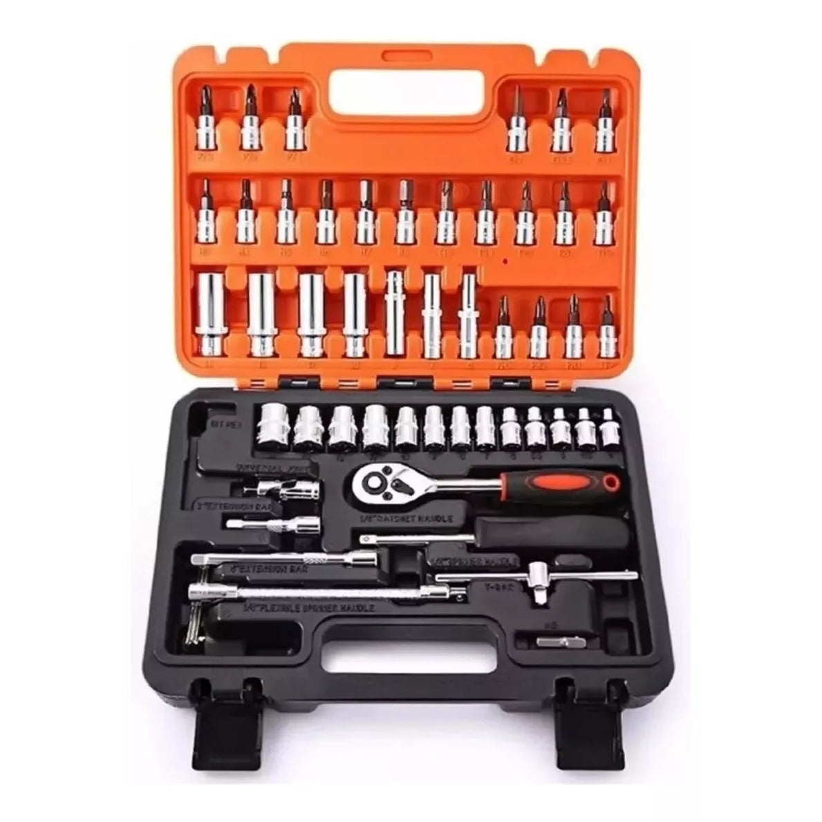 KIT JUEGO DADOS 53 PIEZAS CON CHICHARRA Y PUNTAS