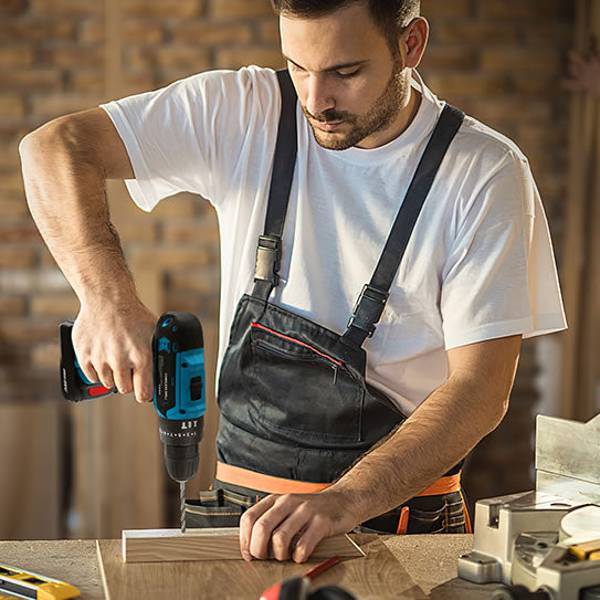 TALADRO INALÁMBRICO 2 BATERÍAS 48V MÁS ACCESORIOS