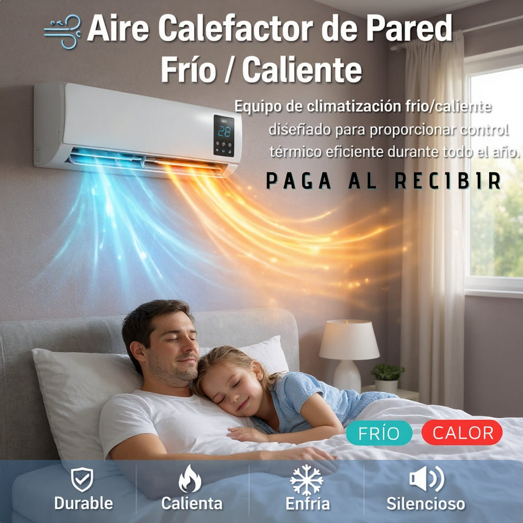 Verano sin Calor 🌞❄️ | SPLIT-AIR Aire Frío para Pared | más Calefactor 2 en 1