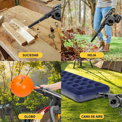 SOPLADOR INALAMBRICO POTENTE 2 BATERÍAS MCASA 48V