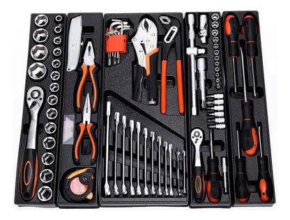 CAJA HERRAMIENTAS 85 PIEZAS 5 NIVELES