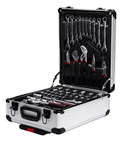 KIT HERRAMIENTAS COMBINADAS 187 PIEZAS MALETÍN