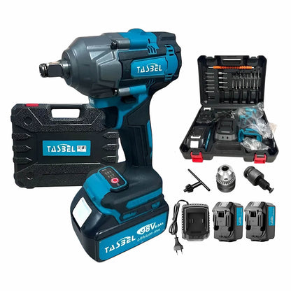 LLAVE DE IMPACTO 330NM 2 BATERÍAS MÁS MALETA Y ACCESORIOS