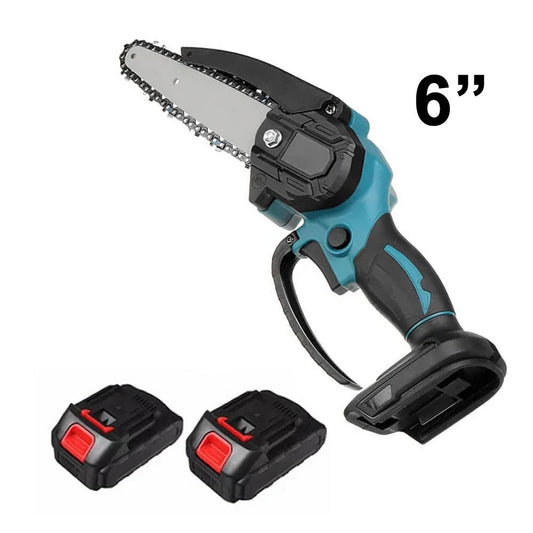 MINI MOTOSIERRA 6" INALÁMBRICA 2 BATERÍAS