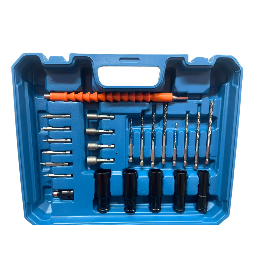 LLAVE DE IMPACTO BATERÍA 128V CON MALETA ACCESORIOS