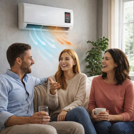 Verano sin Calor 🌞❄️ | SPLIT-AIR Aire Frío para Pared | más Calefactor 2 en 1