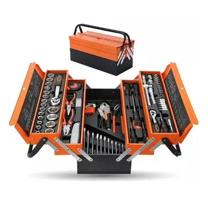 CAJA HERRAMIENTAS 85 PIEZAS 5 NIVELES